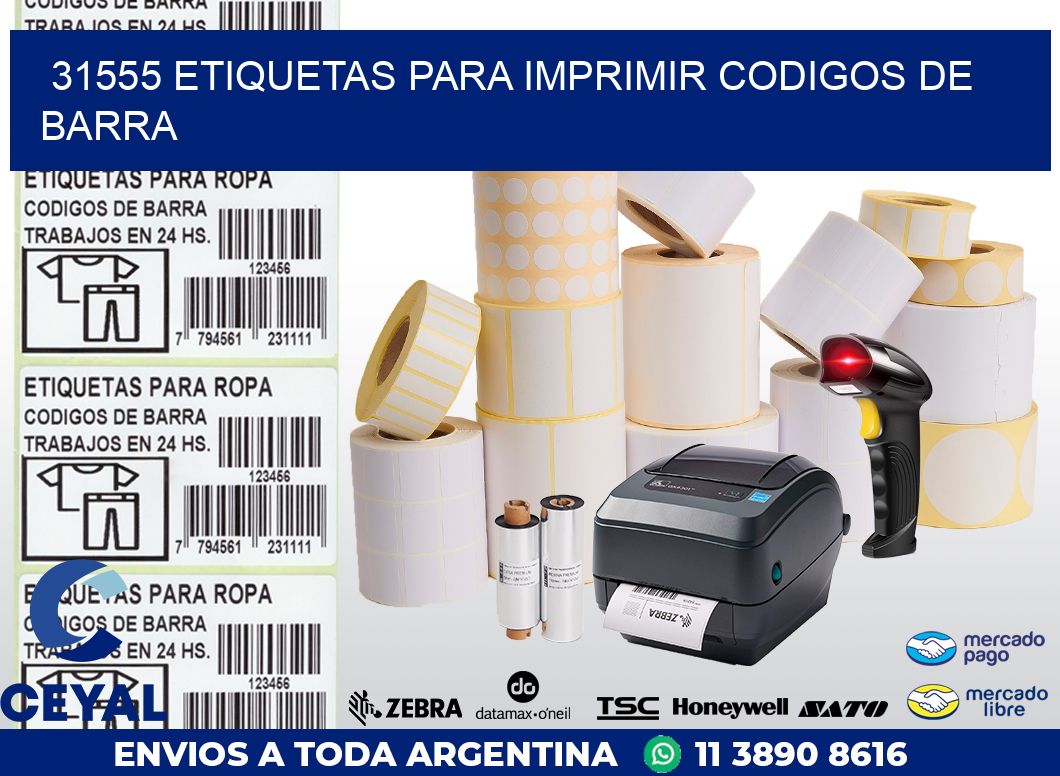 31555 ETIQUETAS PARA IMPRIMIR CODIGOS DE BARRA