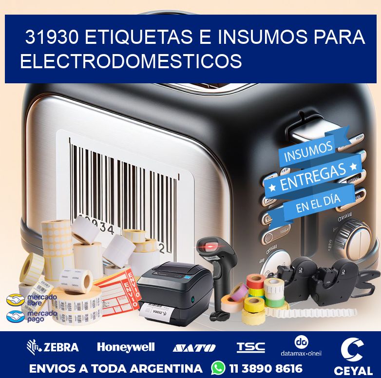 31930 ETIQUETAS E INSUMOS PARA ELECTRODOMESTICOS