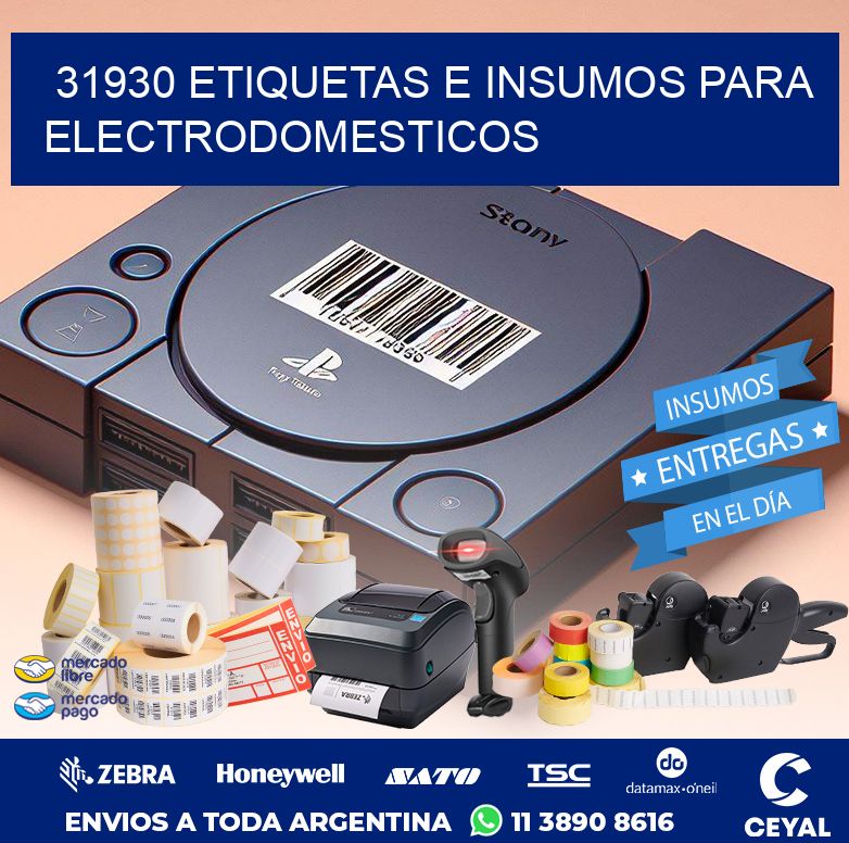 31930 ETIQUETAS E INSUMOS PARA ELECTRODOMESTICOS