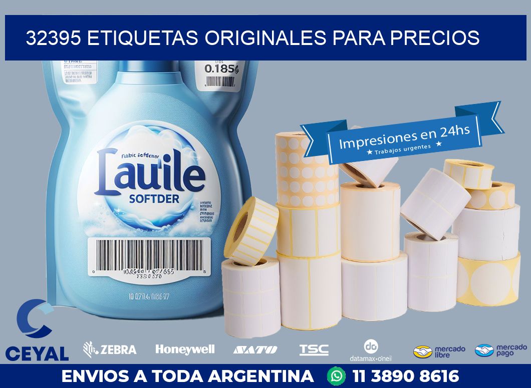32395 ETIQUETAS ORIGINALES PARA PRECIOS