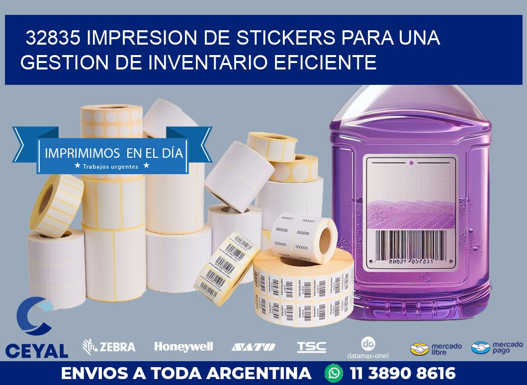 32835 IMPRESION DE STICKERS PARA UNA GESTION DE INVENTARIO EFICIENTE
