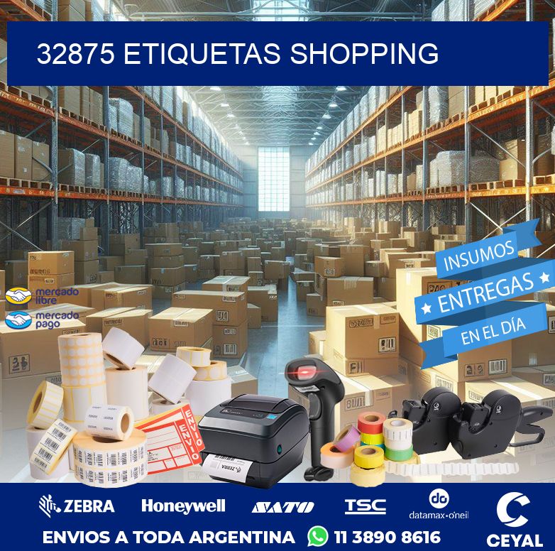32875 ETIQUETAS SHOPPING