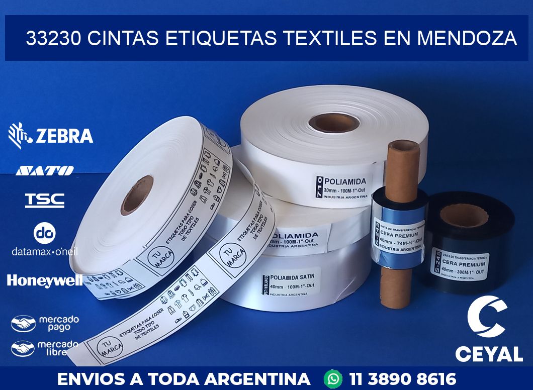 33230 CINTAS ETIQUETAS TEXTILES EN MENDOZA