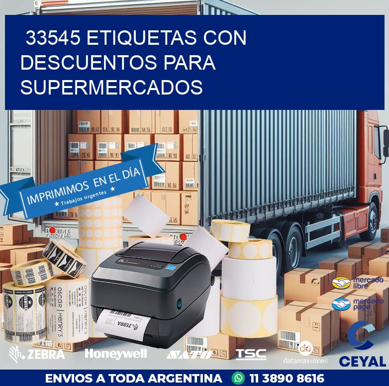 33545 ETIQUETAS CON DESCUENTOS PARA SUPERMERCADOS