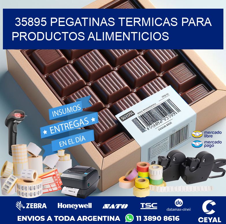 35895 PEGATINAS TERMICAS PARA PRODUCTOS ALIMENTICIOS