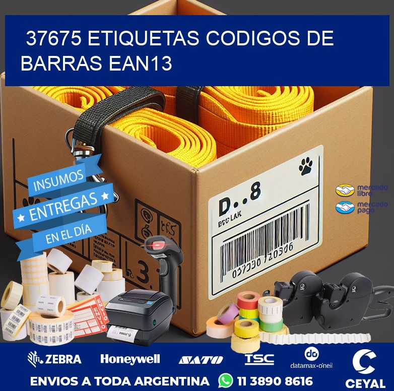 37675 ETIQUETAS CODIGOS DE BARRAS EAN13