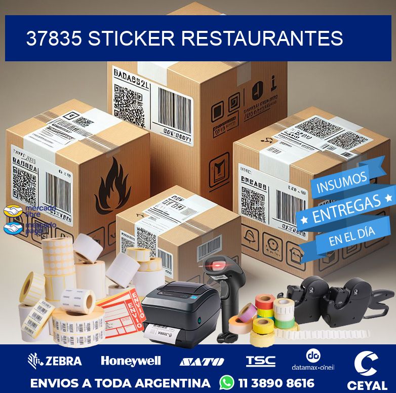 37835 STICKER RESTAURANTES
