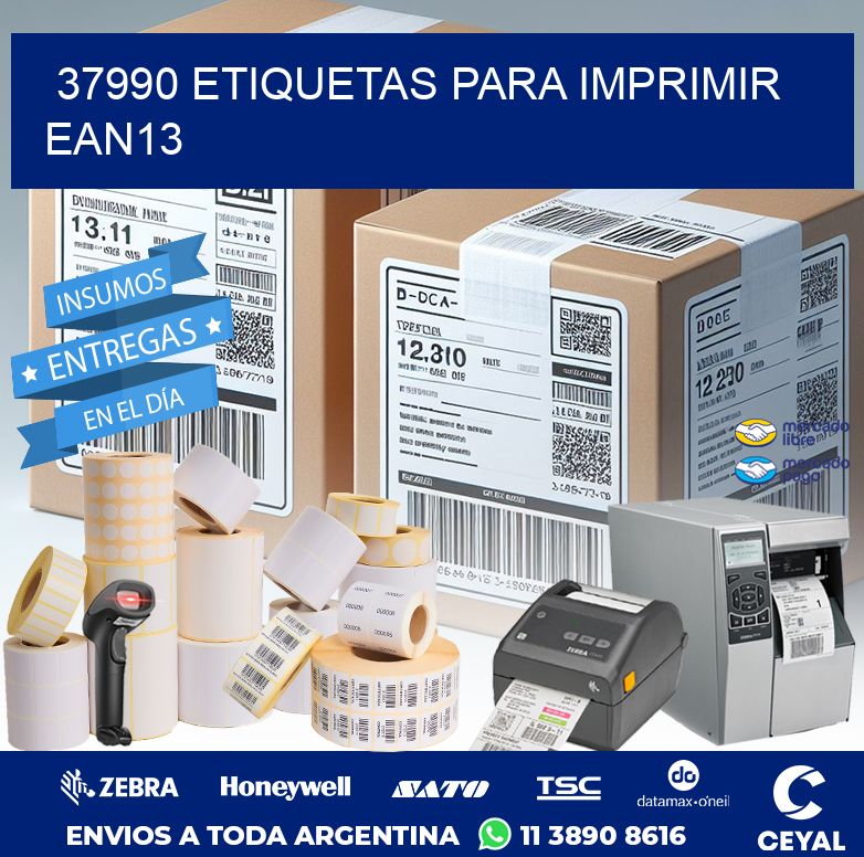 37990 ETIQUETAS PARA IMPRIMIR EAN13