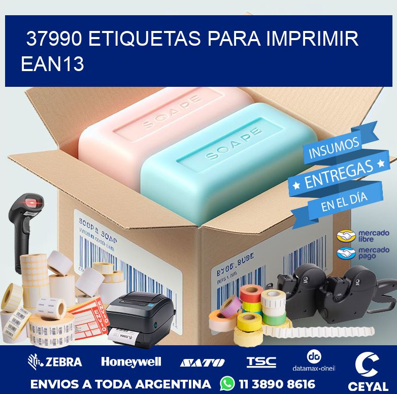 37990 ETIQUETAS PARA IMPRIMIR EAN13