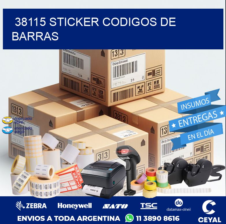 38115 STICKER CODIGOS DE BARRAS