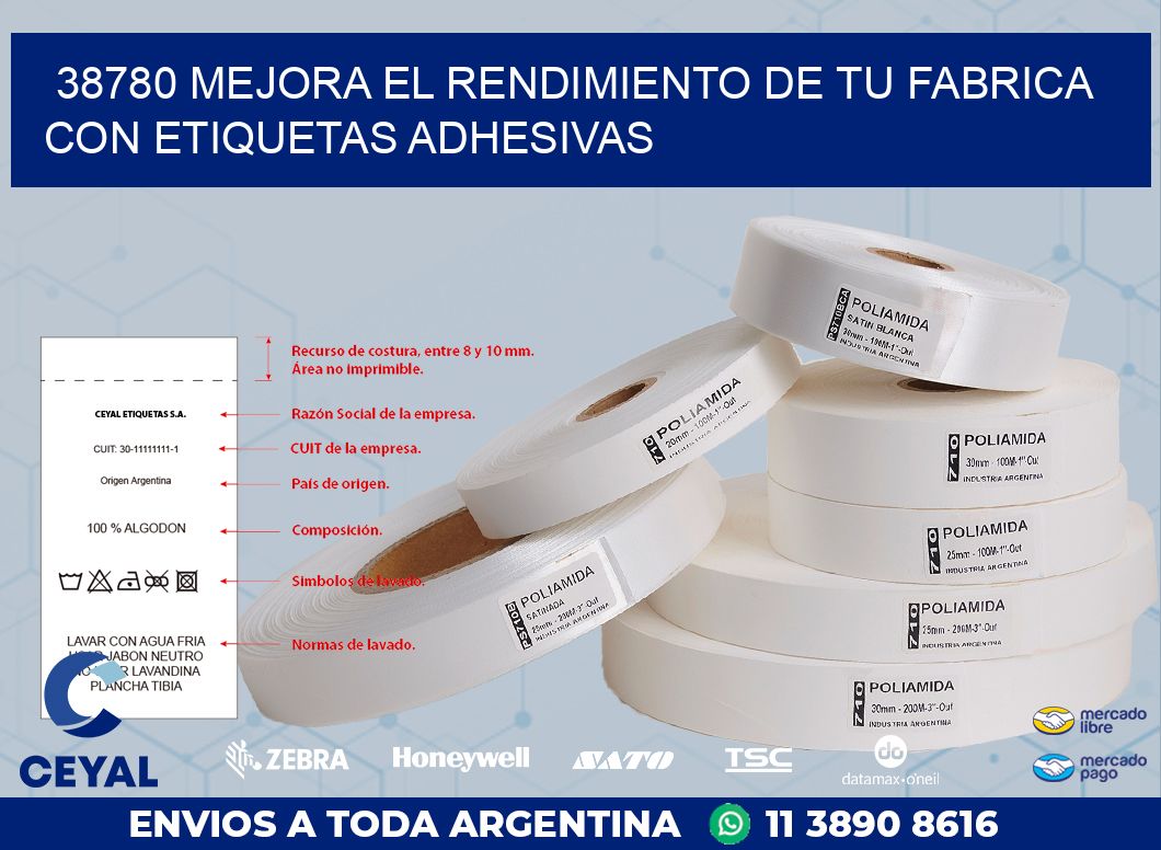 38780 MEJORA EL RENDIMIENTO DE TU FABRICA CON ETIQUETAS ADHESIVAS