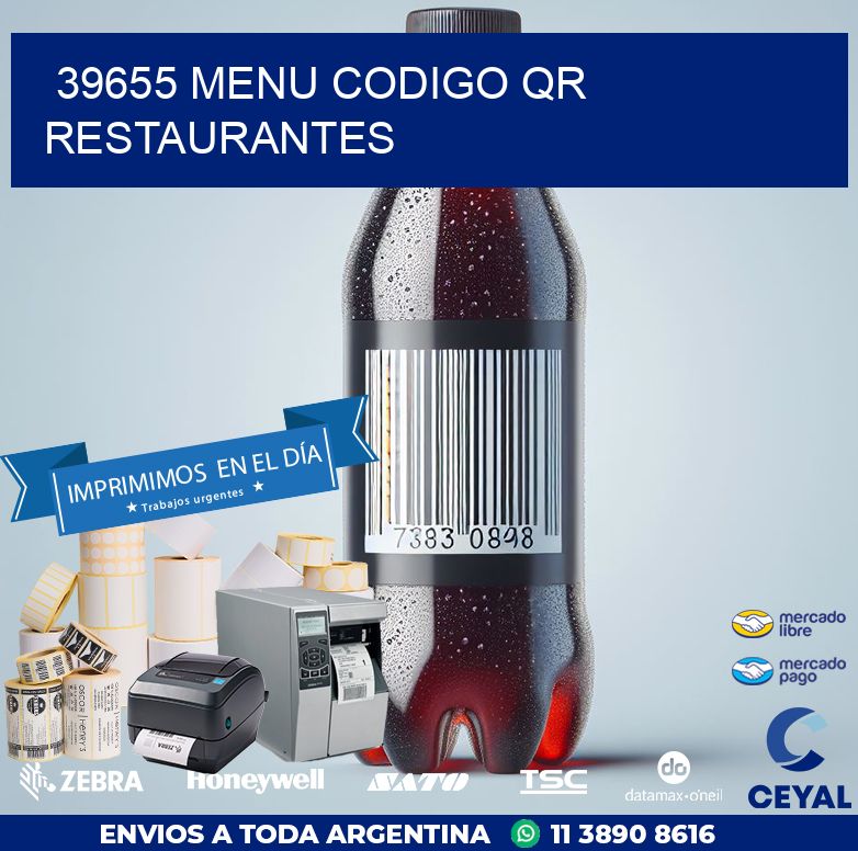 39655 MENU CODIGO QR RESTAURANTES