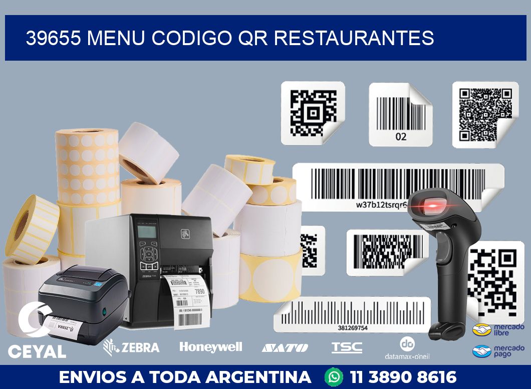 39655 MENU CODIGO QR RESTAURANTES