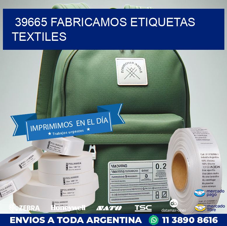 39665 FABRICAMOS ETIQUETAS TEXTILES