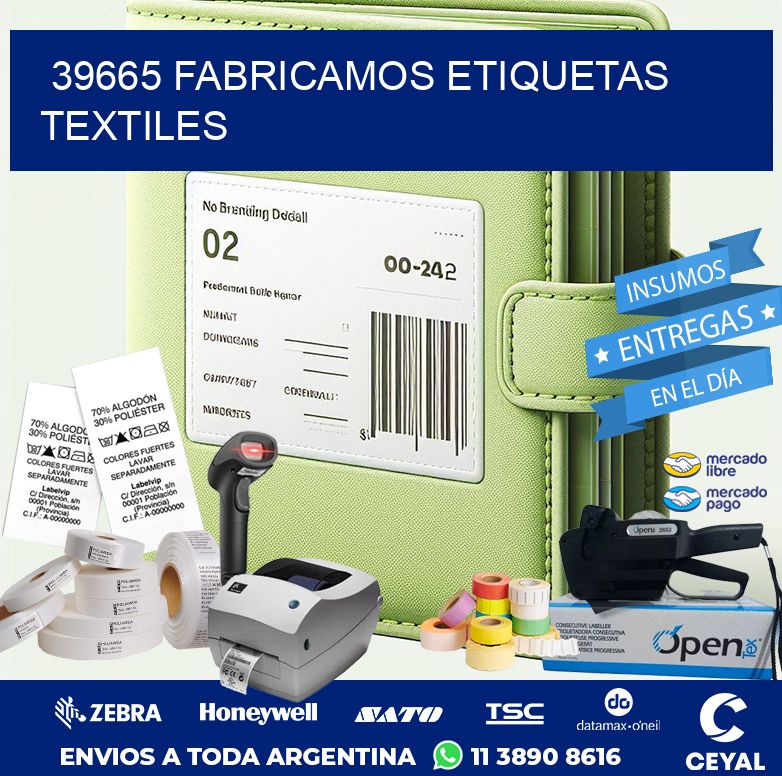 39665 FABRICAMOS ETIQUETAS TEXTILES