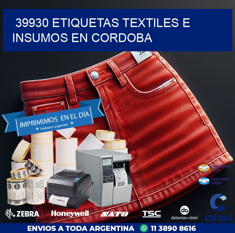 39930 ETIQUETAS TEXTILES E INSUMOS EN CORDOBA