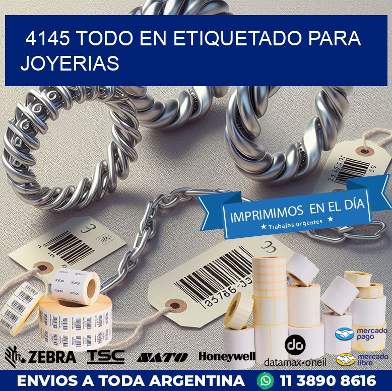 4145 TODO EN ETIQUETADO PARA JOYERIAS