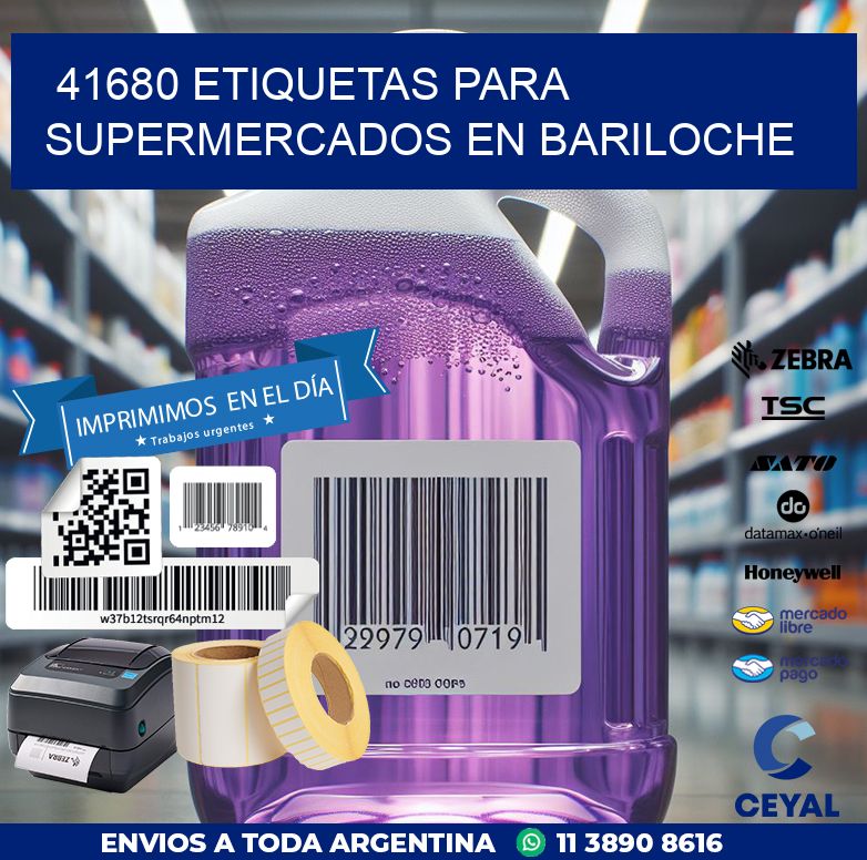 41680 ETIQUETAS PARA SUPERMERCADOS EN BARILOCHE