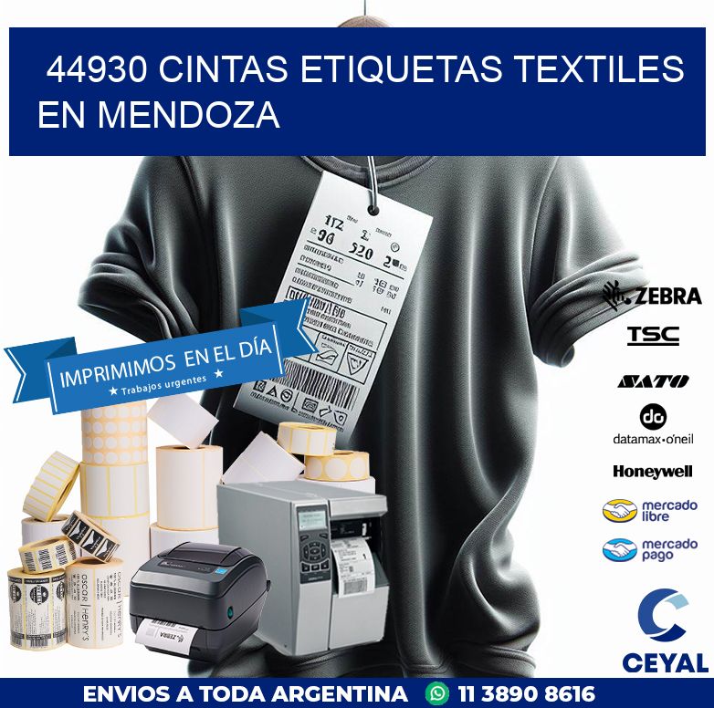 44930 CINTAS ETIQUETAS TEXTILES EN MENDOZA