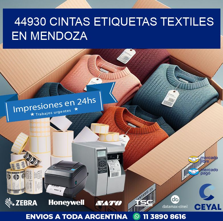 44930 CINTAS ETIQUETAS TEXTILES EN MENDOZA