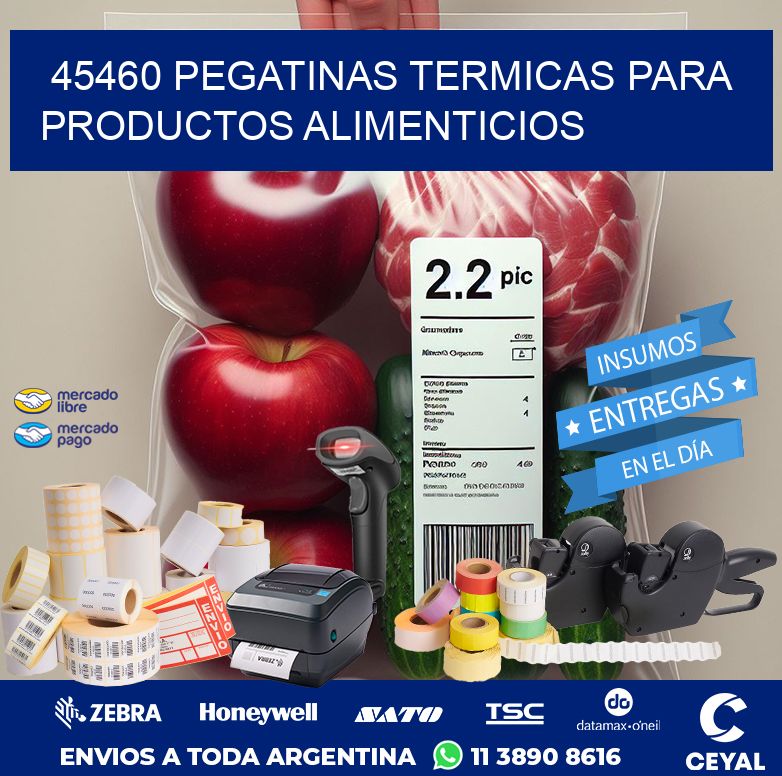 45460 PEGATINAS TERMICAS PARA PRODUCTOS ALIMENTICIOS