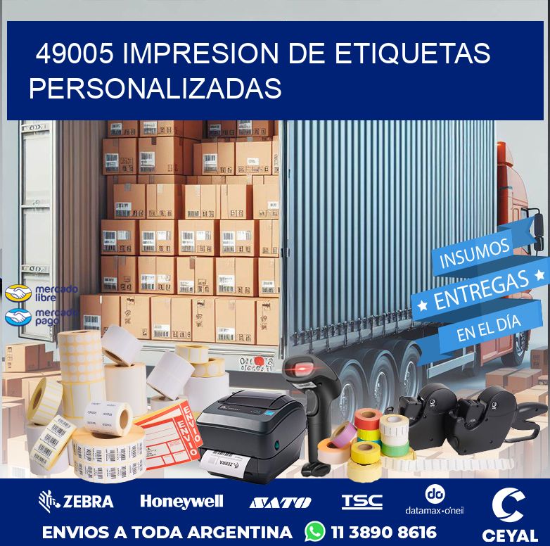 49005 IMPRESION DE ETIQUETAS PERSONALIZADAS