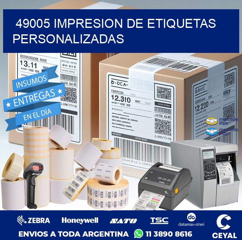 49005 IMPRESION DE ETIQUETAS PERSONALIZADAS
