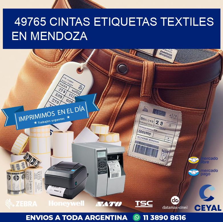 49765 CINTAS ETIQUETAS TEXTILES EN MENDOZA