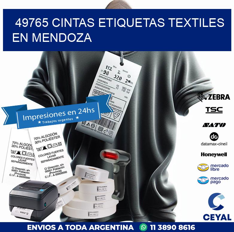 49765 CINTAS ETIQUETAS TEXTILES EN MENDOZA