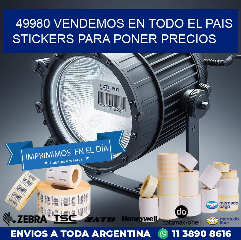 49980 VENDEMOS EN TODO EL PAIS STICKERS PARA PONER PRECIOS