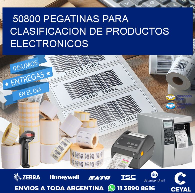50800 PEGATINAS PARA CLASIFICACION DE PRODUCTOS ELECTRONICOS