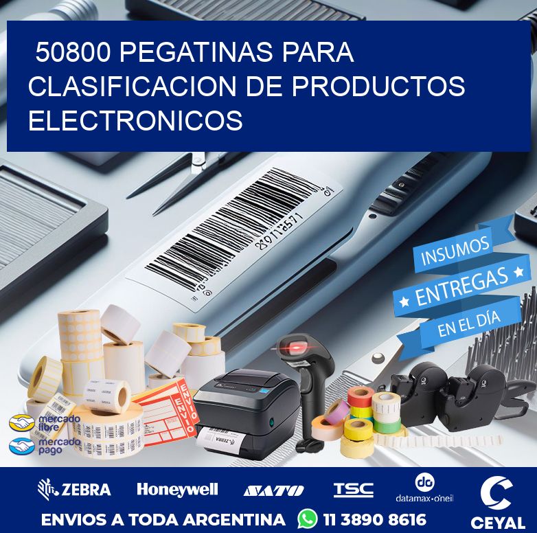 50800 PEGATINAS PARA CLASIFICACION DE PRODUCTOS ELECTRONICOS