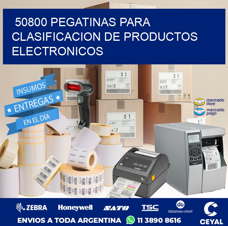 50800 PEGATINAS PARA CLASIFICACION DE PRODUCTOS ELECTRONICOS