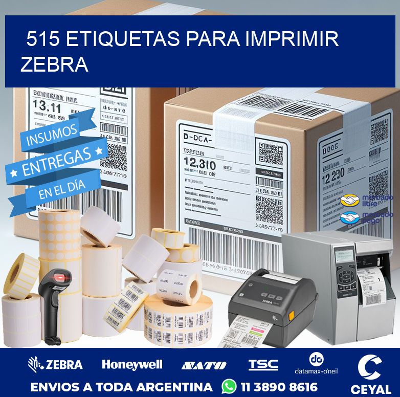515 ETIQUETAS PARA IMPRIMIR ZEBRA