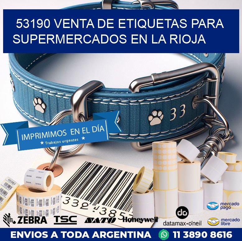 53190 VENTA DE ETIQUETAS PARA SUPERMERCADOS EN LA RIOJA