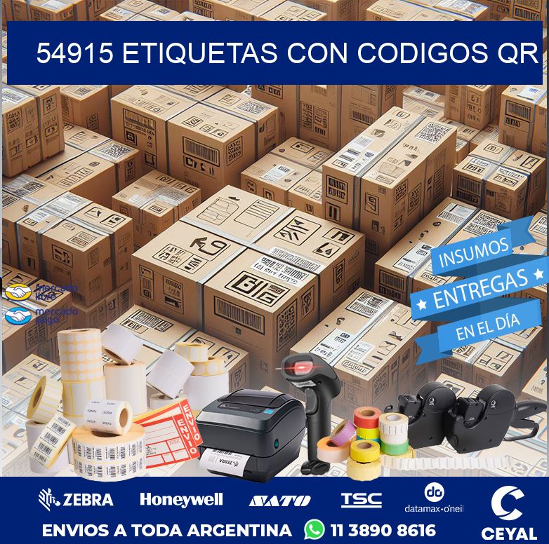 54915 ETIQUETAS CON CODIGOS QR