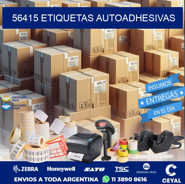 56415 ETIQUETAS AUTOADHESIVAS