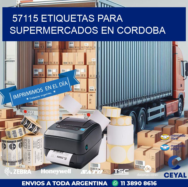 57115 ETIQUETAS PARA SUPERMERCADOS EN CORDOBA