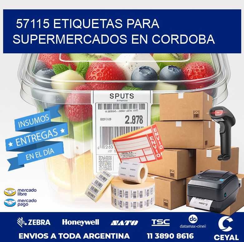 57115 ETIQUETAS PARA SUPERMERCADOS EN CORDOBA