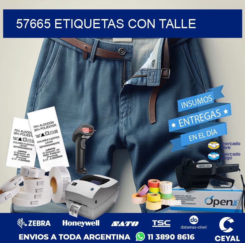 57665 ETIQUETAS CON TALLE
