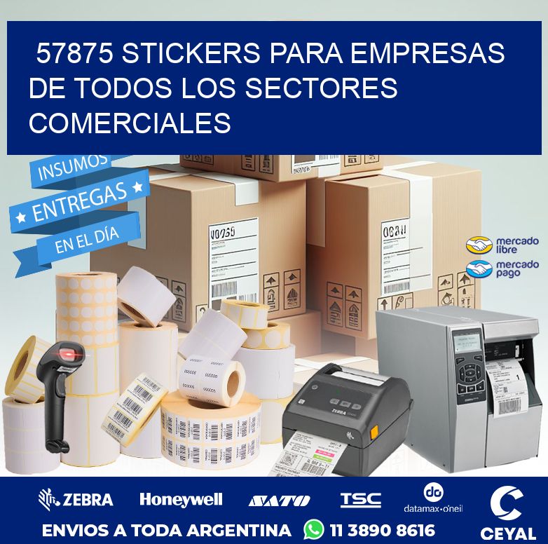 57875 STICKERS PARA EMPRESAS DE TODOS LOS SECTORES COMERCIALES