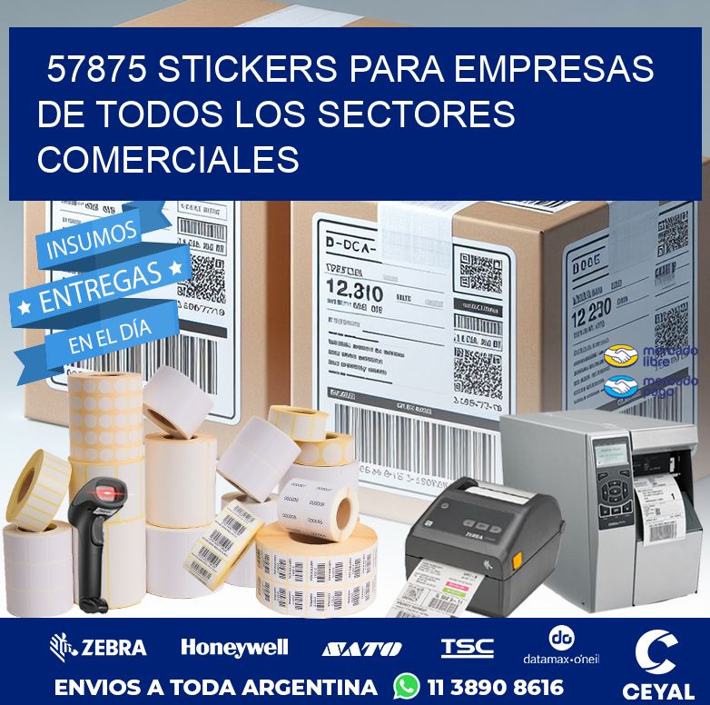 57875 STICKERS PARA EMPRESAS DE TODOS LOS SECTORES COMERCIALES