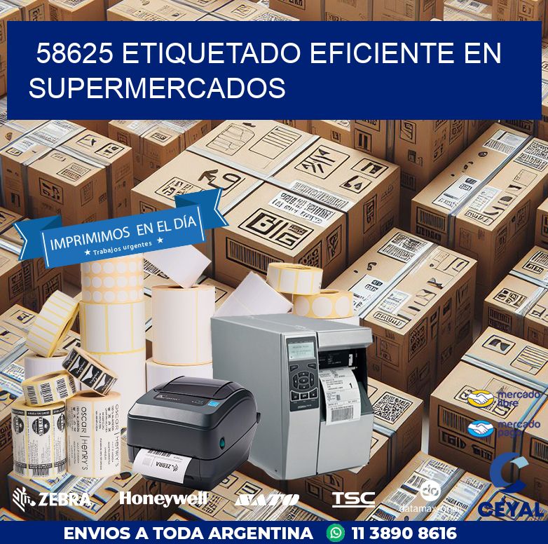 58625 ETIQUETADO EFICIENTE EN SUPERMERCADOS