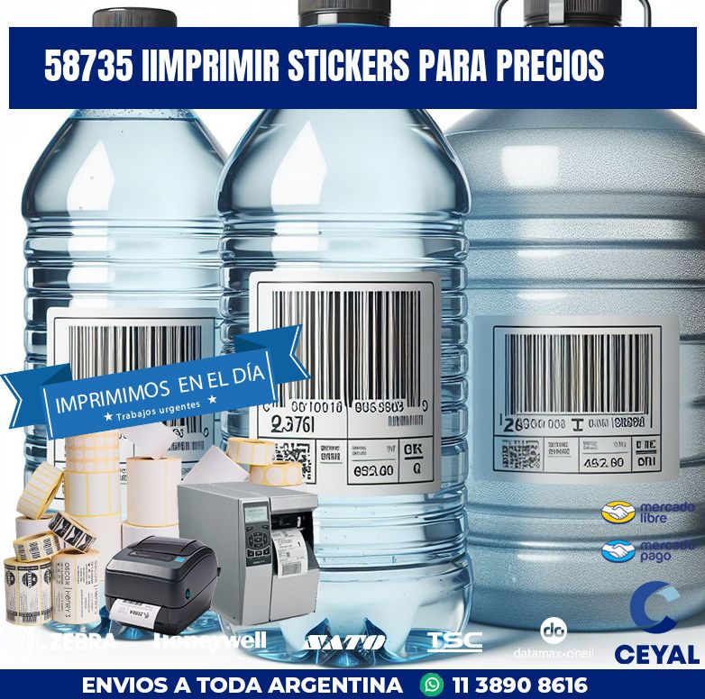 58735 IIMPRIMIR STICKERS PARA PRECIOS