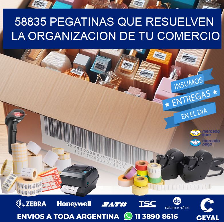 58835 PEGATINAS QUE RESUELVEN LA ORGANIZACION DE TU COMERCIO