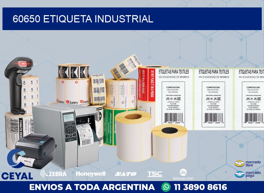 60650 ETIQUETA INDUSTRIAL