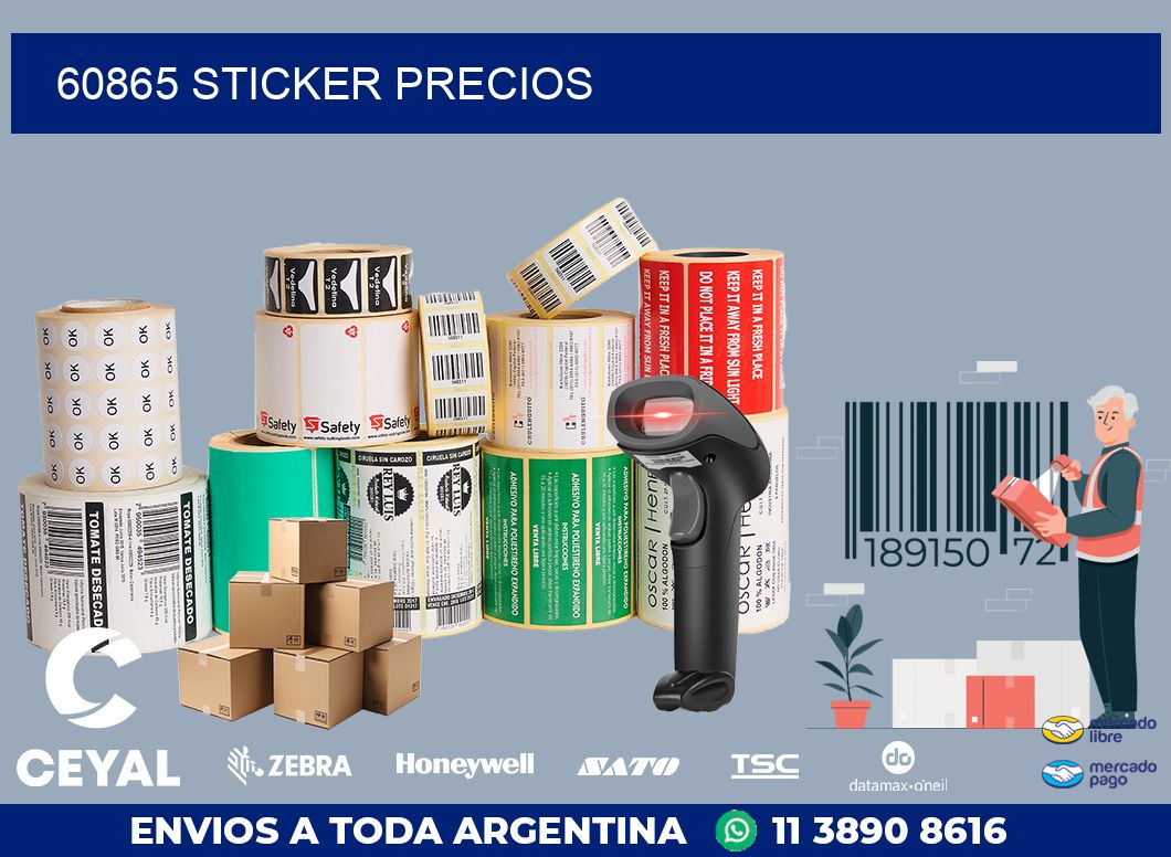 60865 STICKER PRECIOS