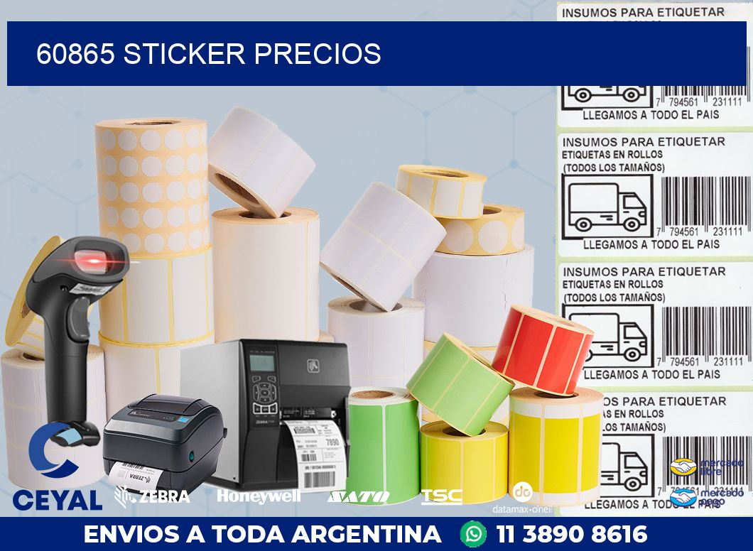 60865 STICKER PRECIOS