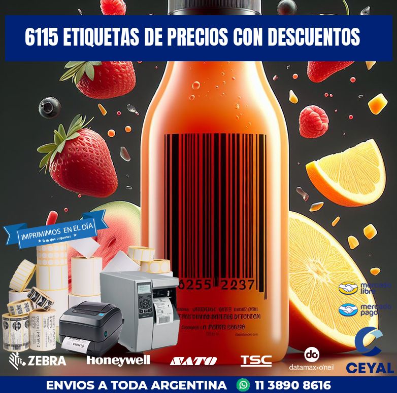 6115 ETIQUETAS DE PRECIOS CON DESCUENTOS