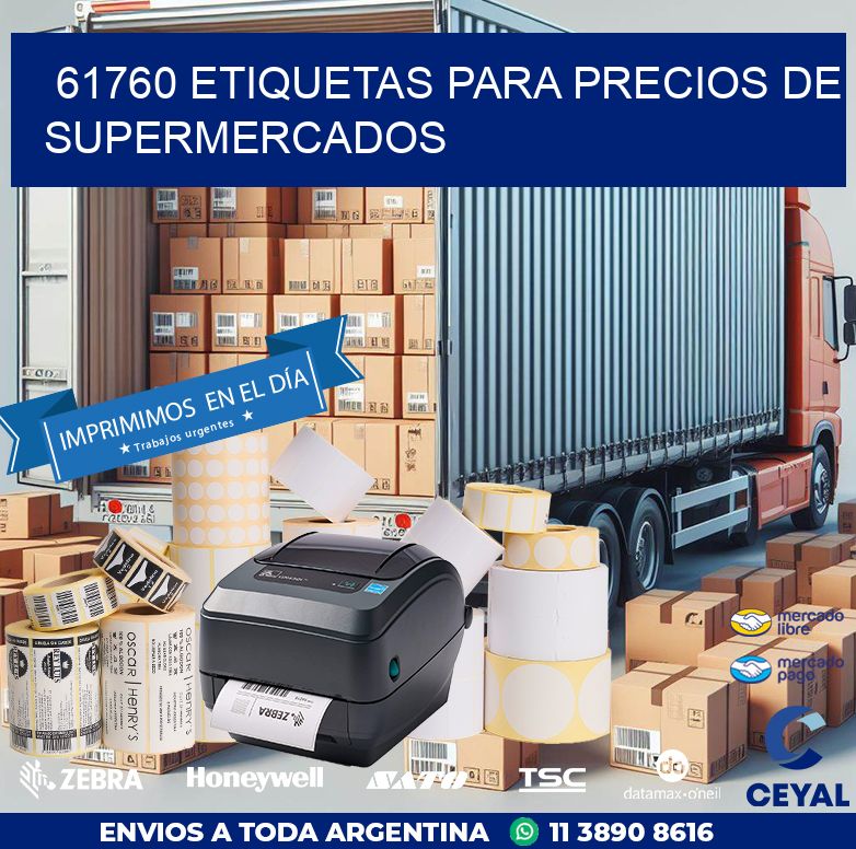 61760 ETIQUETAS PARA PRECIOS DE SUPERMERCADOS